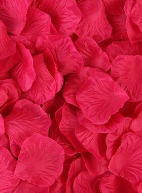 1000/3000pcs Colorful Artificial Rose Petals Wedding Petalas