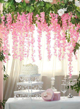 Wisteria Vine Artificial Flowers Wholesale 110cm Trailing Fa