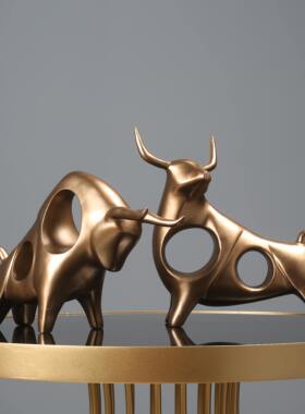 招财牛装饰摆件现代简约