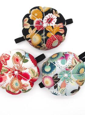 Cross Stitch Kit 十字绣南瓜手腕针插复古针垫