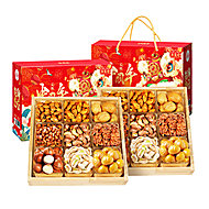 【折合19.9/盒】臻臻日善坚果礼盒910g*2盒