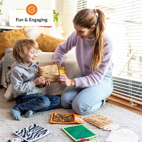 sensory toy mats Tiles Wall Panel for Kid Tactile Play感官垫 - 图3