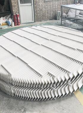 脱硫塔PP除雾器 玻璃钢喷淋塔除雾器S型折流板除雾器不锈钢带钩