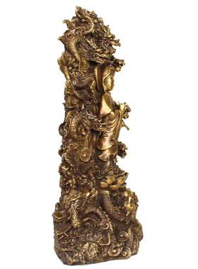 杨铜记 铜九龙观音 普度众生观音 铜器工艺品 铜器
