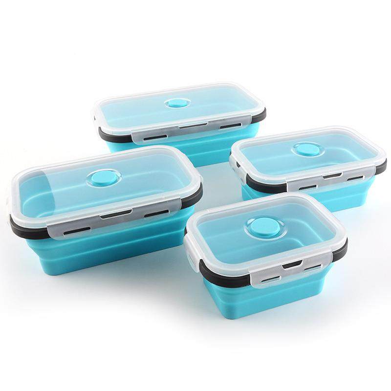 硅胶折叠饭盒多功能可伸缩微波炉冰箱便携保鲜午餐饭盒食用收纳盒,淘宝优惠券,粉丝福利购,淘宝优惠卷