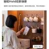 Perforated board accessories Genji wood sideboard two black wood hook storage box kitchen hanging storage rack
