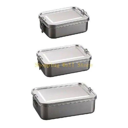 KX4B Practcial Stainless Steel Storage Container for Travel - 图0