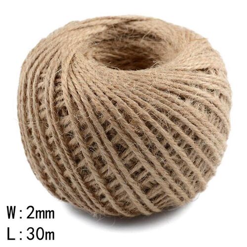 30/50/100Meters Natural Vintage Jute Rope Cord String Twine - 图3