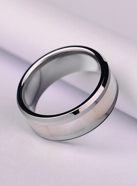 New Arrival 8mm Width Wedding Rings Tungsten Carbide Band wi