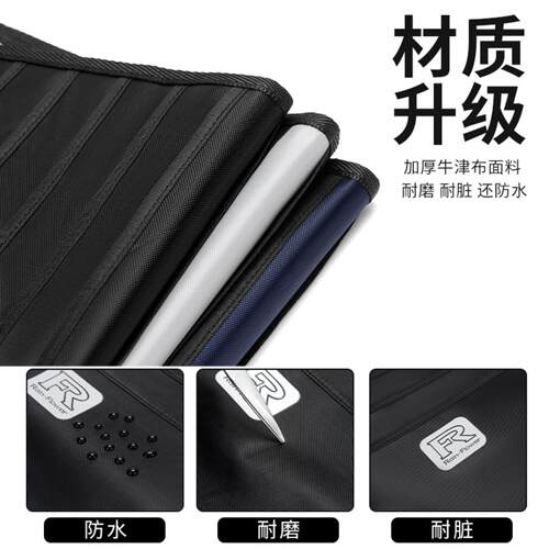 书袋课桌收纳学生书桌挂书袋多功能大容量收纳书袋书桌挂袋高中生 - 图0