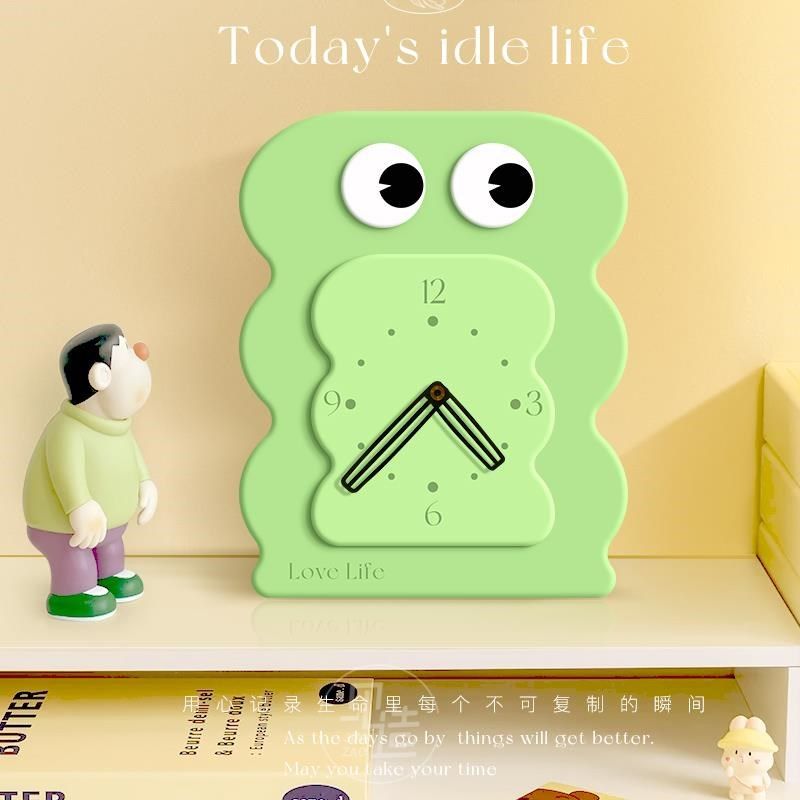 创意卡通儿童房钟表装饰画入户玄关时钟挂画卧室床头柜超静音摆画,淘宝优惠券,粉丝福利购,淘宝优惠卷