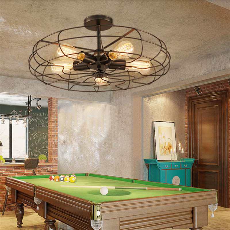 中山风扇灯客厅灯餐厅灯极简风复古吊灯老式灯怀旧民宿灯饰氛围感,淘宝优惠券,粉丝福利购,淘宝优惠卷