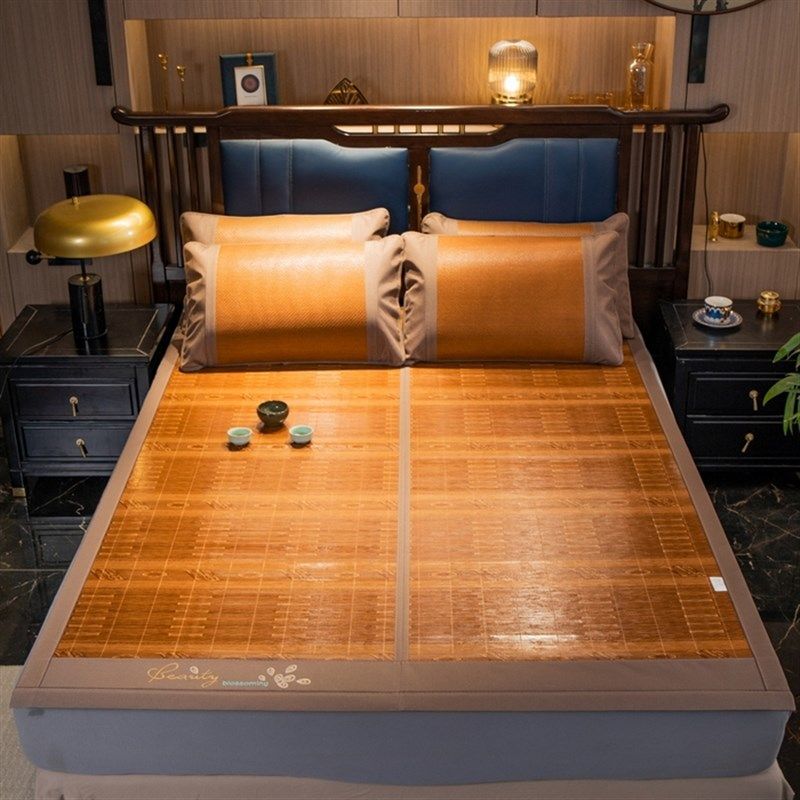 凉席竹席夏天面可折叠冰丝席冬夏两用草席学生宿舍单人夏季席子,淘宝优惠券,粉丝福利购,淘宝优惠卷