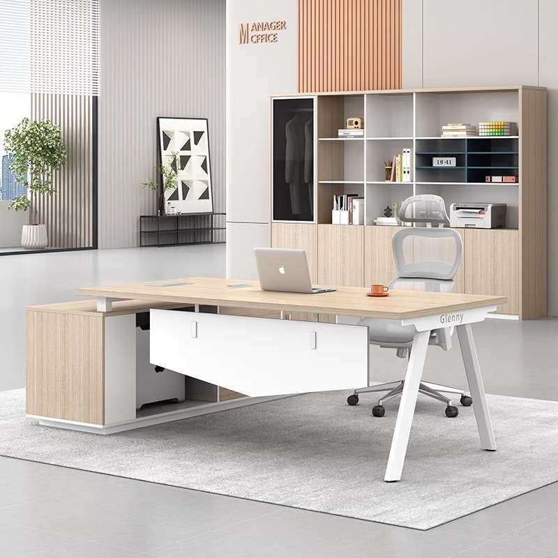 单人老板办公桌椅主管经理桌子老板桌椅组合简约现代办公室大班台,淘宝优惠券,粉丝福利购,淘宝优惠卷