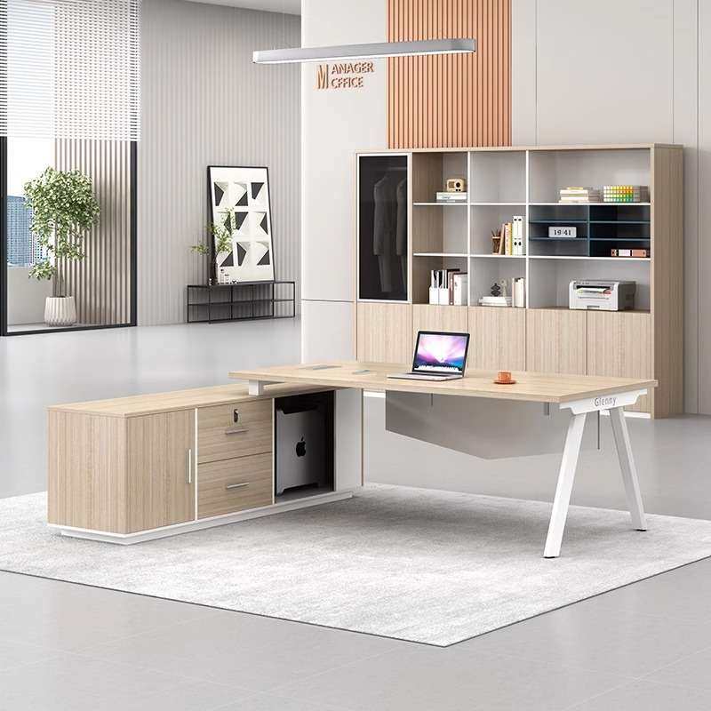 单人老板办公桌椅主管经理桌子老板桌椅组合简约现代办公室大班台,淘宝优惠券,粉丝福利购,淘宝优惠卷