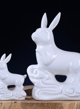 破损包赔陶瓷马招财风装饰客厅玄关酒柜电视柜办公室桌面家居摆件