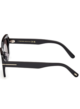 Tom Ford 汤姆福特 女士 长方形全框  烟熏色潮流眼镜 时尚太阳镜