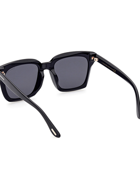 Tom Ford 汤姆福特 男士 正方形 全框 潮流时尚眼镜 黑色太阳镜