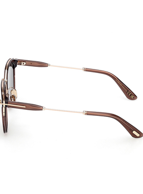 Tom Ford 汤姆福特 男士 正方形 全框棕色 时尚眼镜 潮流太阳镜