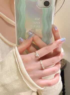 Camellia Open Ring Womens Design Niche Advanced Adjustable