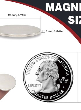 20x1mm Refrigerator Magnets, Whiteboard Magnets, Arts and Cr
