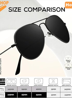Classic Aviator Sunglasses for Men Sun glasses UV Blocking