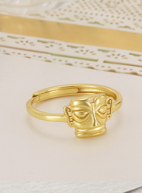 Newly Arrived Ethnic Artist Women Ring Human Face Abstract G