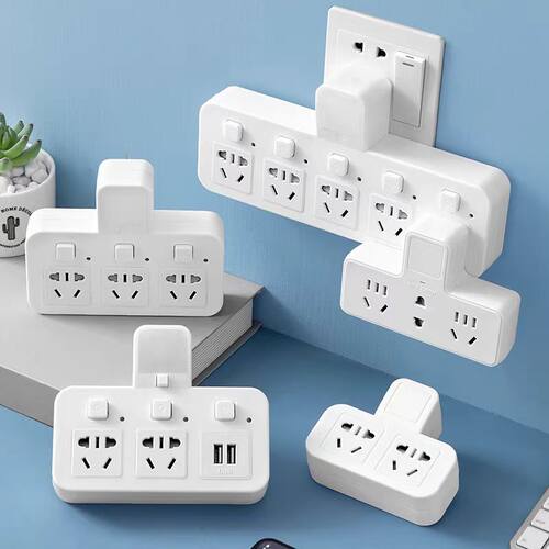 Power cord extension socket Plug wire board with towing Plat - 图0