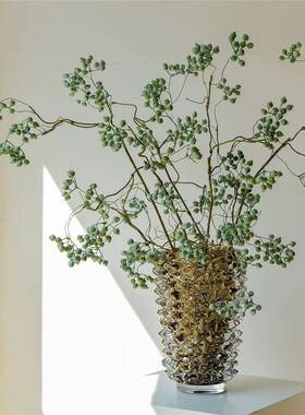 现代轻奢风厚手工吹制玻BX248-1P璃花瓶摆重板件软装样客间厅创意