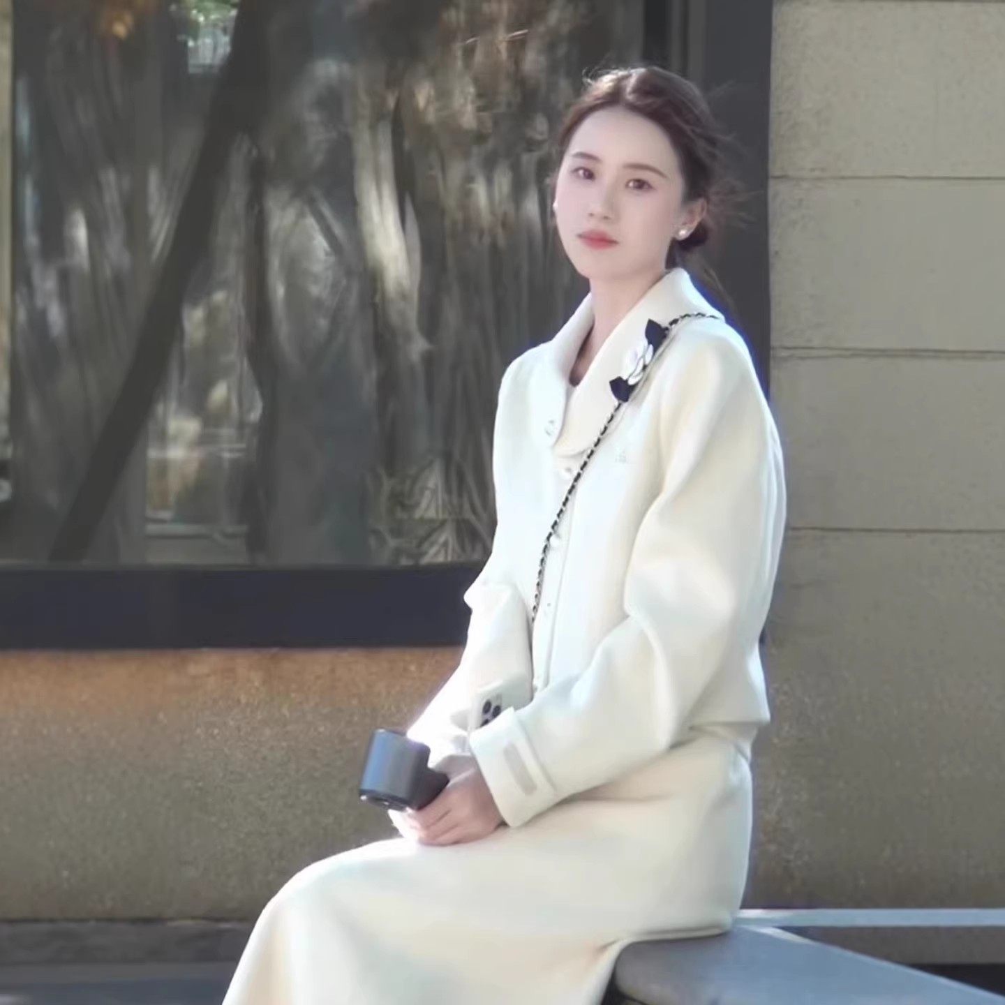 2025新款富家千金感毛呢套装连衣裙子女秋冬季小香名媛风收腰长裙,淘宝优惠券,粉丝福利购,淘宝优惠卷