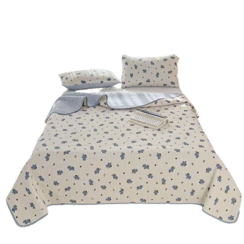 高温水洗双面纯棉床盖三件套60支全棉榻榻米床垫夹棉绗缝床单炕单,淘宝优惠券,粉丝福利购,淘宝优惠卷