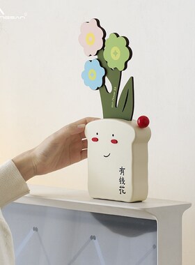 NORI客厅电视柜有钱花摆件乔迁新居玄关酒柜桌面装饰礼品