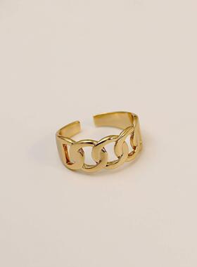 ring high sense temperament simple minority design open rin