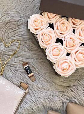 10/20/30 Heads 8CM New Artificial PE Foam Rose Flowers Bride