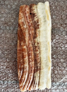 奇石天然广西肉石猪肉石东坡肉红烧肉纹理石猪蹄脚富贵肉装饰摆件