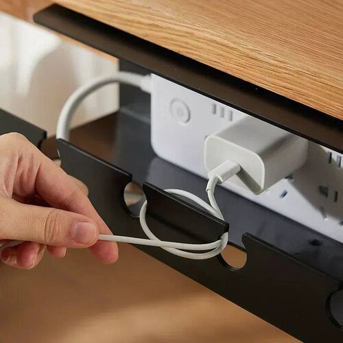 Under Desk Cable Management Cable Tray Under Desk With Clamp - 图2