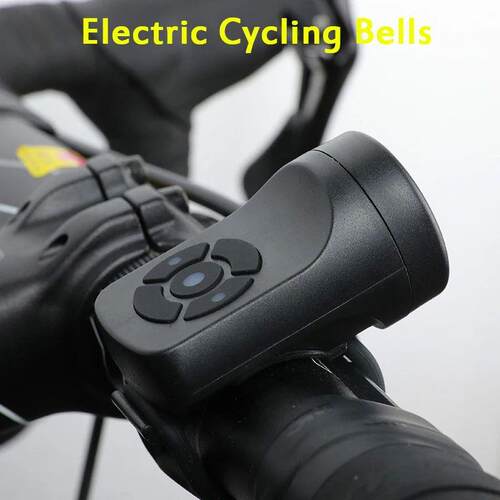 120DB Bicycle Motorcycle Electric Bell Horn 4 Modes Road Mou - 图0