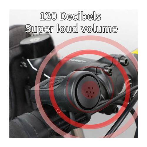 120DB Bicycle Motorcycle Electric Bell Horn 4 Modes Road Mou - 图3