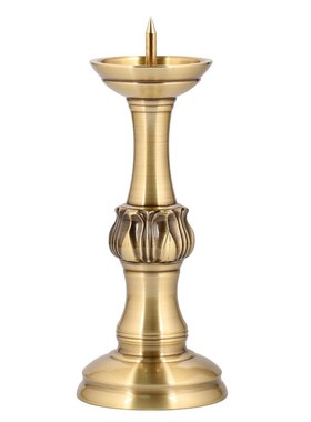 蜡烛香薰烛台家用复古摆件高脚莲花香烛台酥油灯婚庆结婚腊烛底座