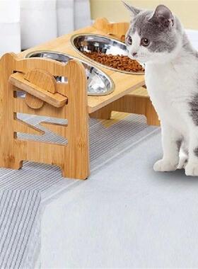 Pet+Feeding+Bowl+With+Adjustable+Bracket+Lifting+Dog+Bowl