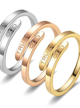 European Fashion OilPress Open Ring2025 2025 Inspirational C