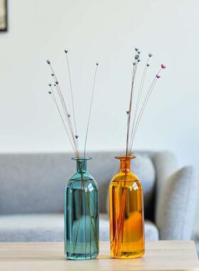 Stained glass vase ins desktop decoration home decoration pe