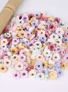 30Pcs 3cm Multicolor Daisy Flower Heads Mini Silk Artificial
