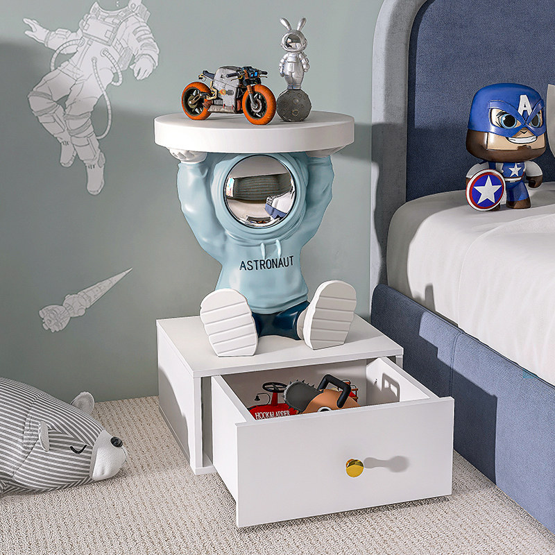 宇航员大型落地摆件儿童房创意床头柜卧室客厅沙发边几高级装饰品,淘宝优惠券,粉丝福利购,淘宝优惠卷