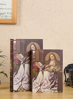 复古装饰书 影楼拍摄道具假书 客厅咖啡馆办公室饰品摆件仿真书壳