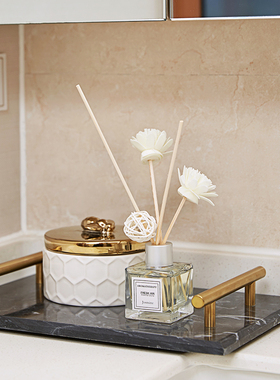 家用室内房间卧室厕所去味家居装饰花草散香器藤条无火香薰小摆件