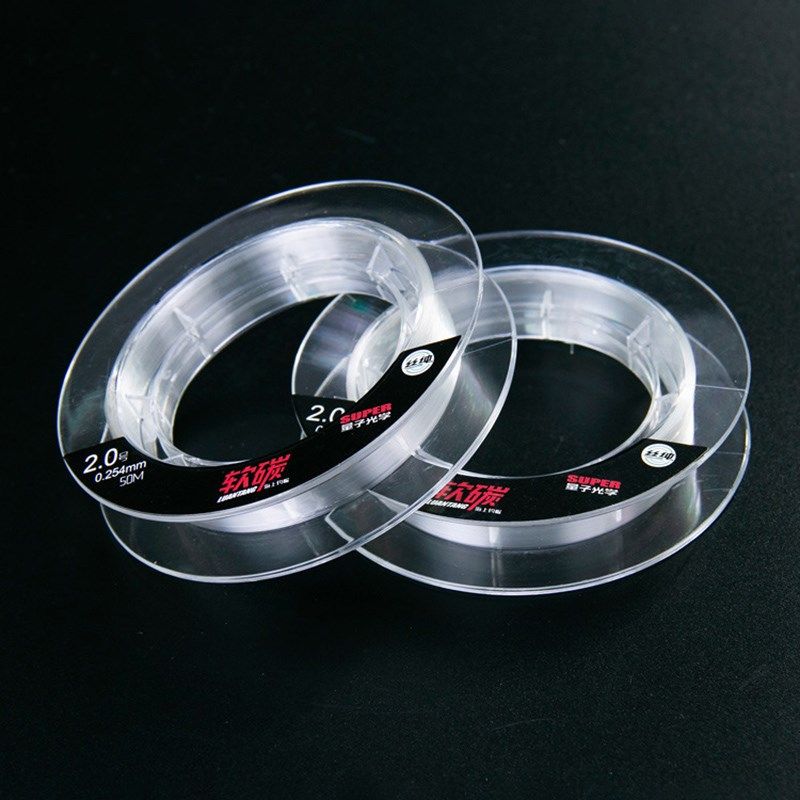 丝纯路亚前导线米碳素鱼线软碳线耐磨渔线矶钓海钓主线子线,淘宝优惠券,粉丝福利购,淘宝优惠卷