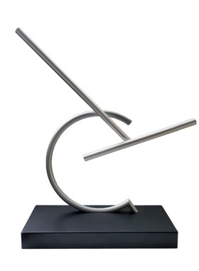 牛顿摆钢铁侠混沌摆永动机高级感治愈摆件创意礼品装饰家居反重力