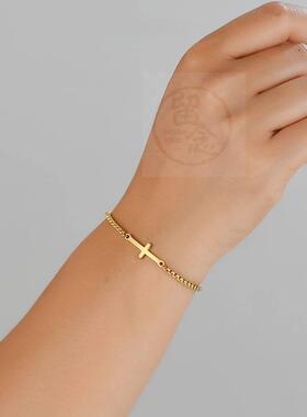 -Simple Jesus Cross Friendship Best Friends Brlet Adjustable