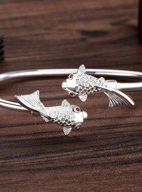 New+fashion+womens+personality+small+temperament+copper+sil